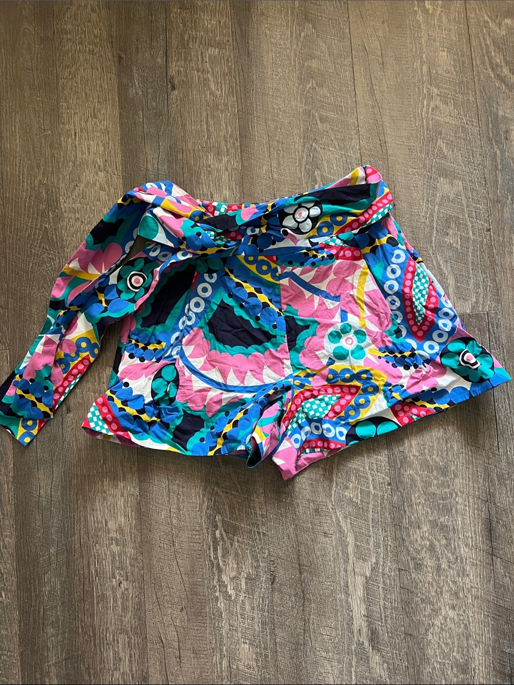J. Crew Multicolor Floral and Geometric Print Dress
